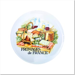 Fromages De France a foodie cheeseboard to die for Posters and Art